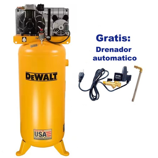 [DXCM602] Compresor 3.7 HP 60 Gal DEWALT DXCM602 / AMARILLO / DEWALT-