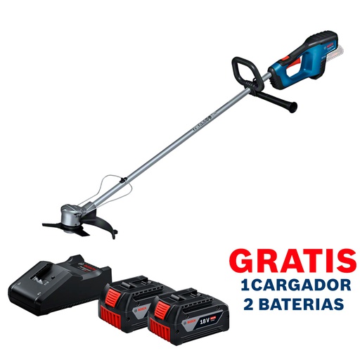 [08D1-000-OF] Chapeadora / Desmalezadora GFR 18V-23 / BARETOOL / GRATIS 2-BATERIA + 1-CARGADOR  / BOSCH-