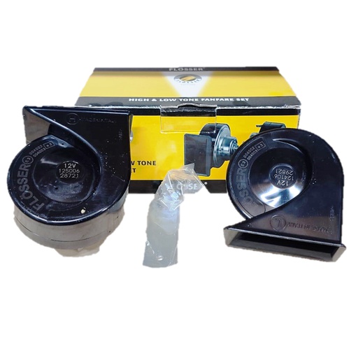 [129206] Bocina de Caracol CR8 / 12V / ( Par, Grave y Aguda ) FLOSSER / BOSCH-10-C-1