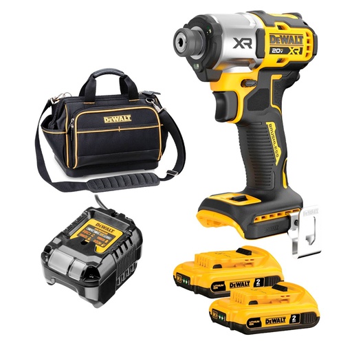 [DCF845D2-B3] Llave de Impacto 20 V DEWALT / BARETOOL / GRATIS DCB203 / DEWALT-