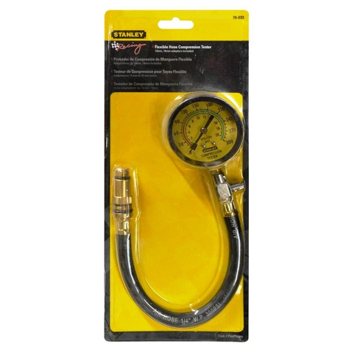 [79-033] Probador de Compresiones Manguera Flexible / Presion 0 - 300 PSI / STANLEY / DEWALT-TABLA B2