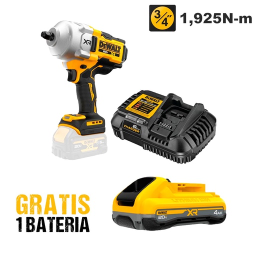 [DCF964B-OF] Pistola de Impacto 3/" DCF964B-OF / 1,925 Nm / BARETOOL / GRATIS DCB2104 / DEWALT- PISO 2