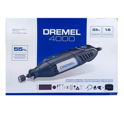 [F0134000GV] Moto Tool Dremel 4000-52 Accesorios / BOSCH-18-C-3