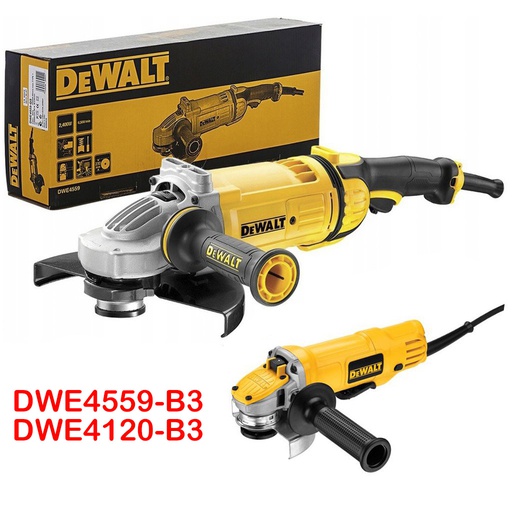 [DWE4559-DWE4120] Amoladora 9" DEWALT DWE4559 2,400 Watt + DWE4120 / DEWALT-
